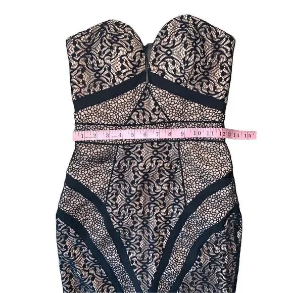 Bariano Australia Lace Overlay Formal Gown Size 2 - Picture 13 of 13